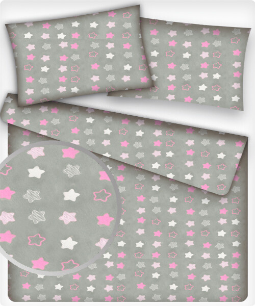 bavlnene-latky-vzor-hvezdy-bile-a-pink-na-hnedem.jpg